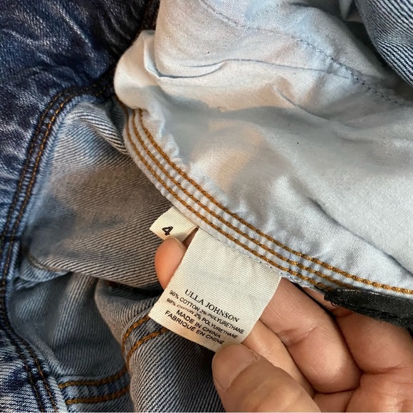 Ulla Johnson High Rise Crop Jeans Size 4 - Picture 5 of 15